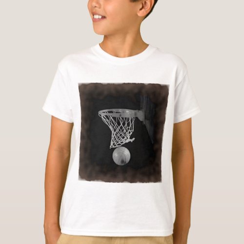 Sepia Basketball T_Shirt