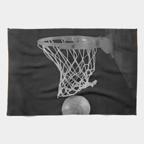 Sepia Basketball Towel