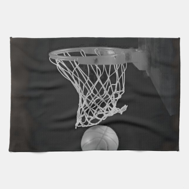 Sepia Basketball Towel (Horizontal)
