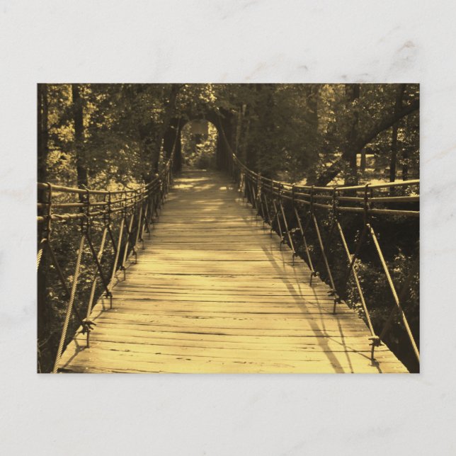 Sepia Bridge Postcard (Front)