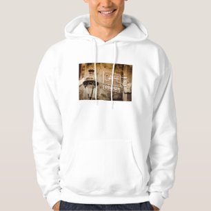 Sepia cafe sign, Paris, France Hoodie