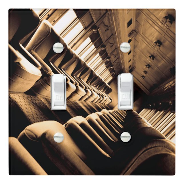 Sepia Chairs Light Switch Cover (In Situ)