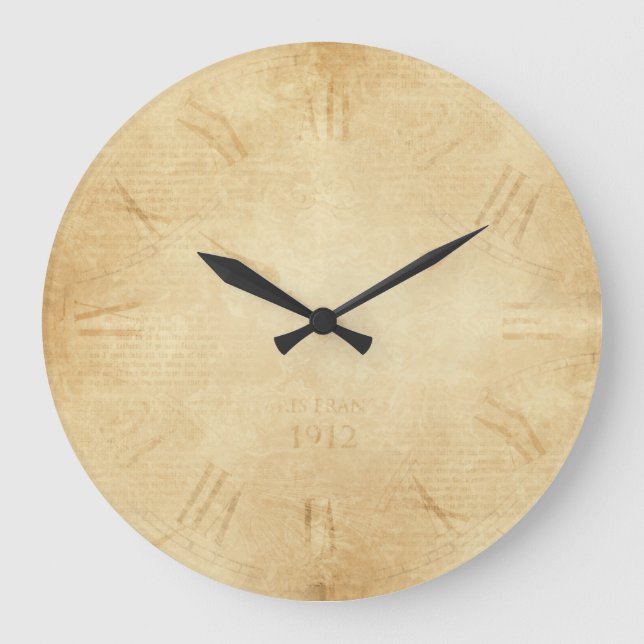 Sepia Clock Face Steampunk (Front)