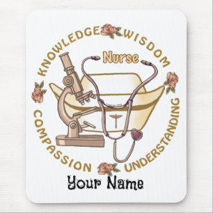 Sepia cool nurse mouse pad