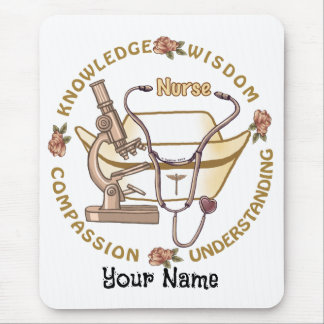 Sepia cool nurse  mouse pad