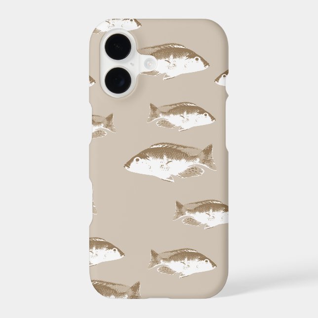 Sepia fish Case-Mate iPhone case (Back)