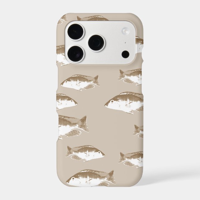 Sepia fish Case-Mate iPhone case (Back)