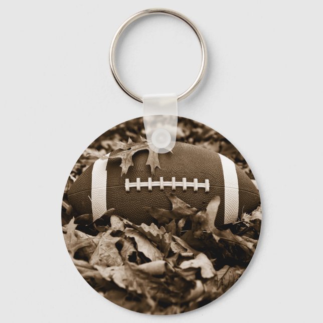 Sepia Football Keychain (Front)