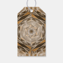 Sepia Geometric Mandala