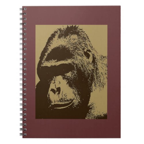 Sepia Gorilla Notebook