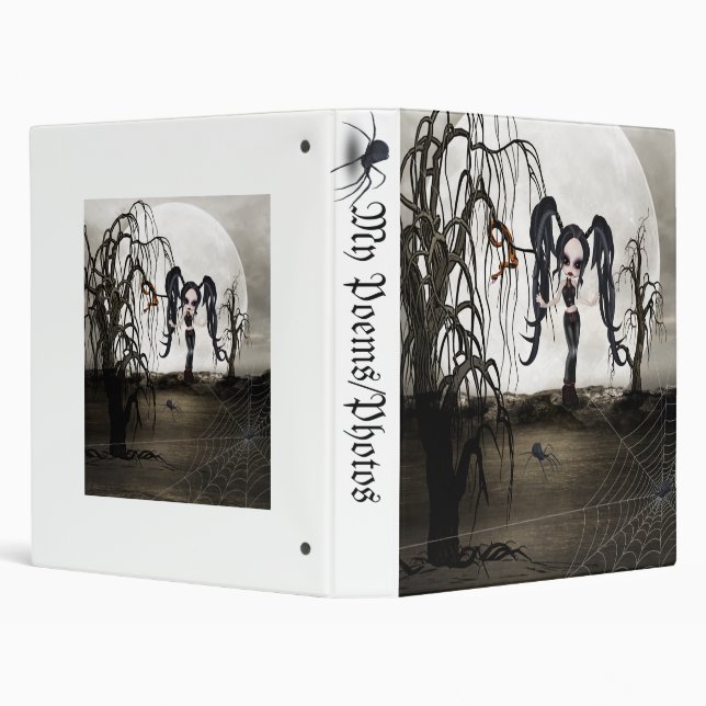 Sepia Goth Girl Binder (Background)