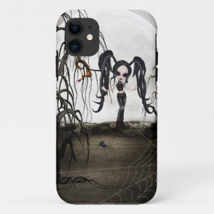 Sepia Goth Girl iPhone 11 Case
