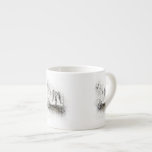 Sepia Goth Girl Vignette Espresso Cup