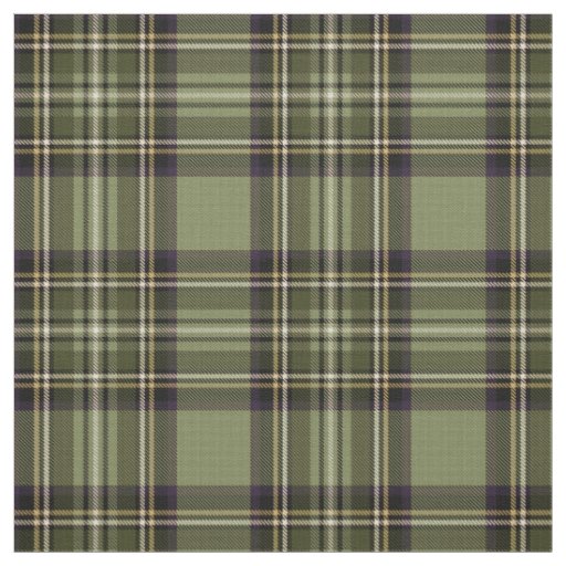 Sepia green/blue/yellow/white/black  stripe plaid fabric