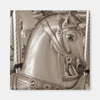 Sepia Horse Magnet