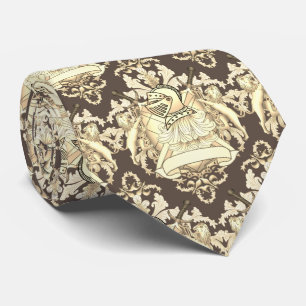 Sepia knight Shield Neck Tie
