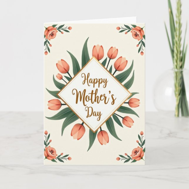 Sepia Mothers Day Card (Front)