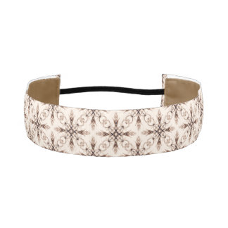 Sepia Neo Victorian Woodland Fractal Athletic Headband