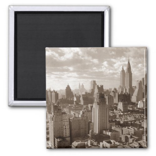 Sepia New York City Magnet