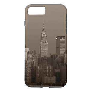 Sepia New York City Skyline iPhone 8 Plus/7 Plus Case