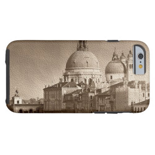 Sepia Paper Effect Venice Grand Canal Tough iPhone 6 Case