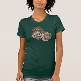 sepia picture of bunch of roses T-Shirt