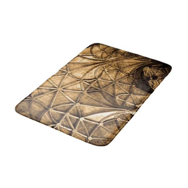 Sepia Portuguese Ceiling Bath Mat (Angled)