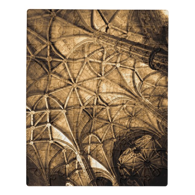 Sepia Portuguese Ceiling Jigsaw Puzzle (Puzzle Vertical)