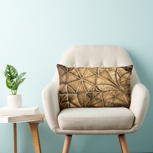 Sepia Portuguese Ceiling Lumbar Pillow (Chair)