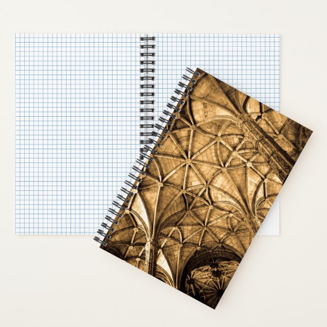 Sepia Portuguese Ceiling Notebook (Inside)