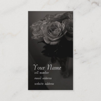 Sepia roses profile card
