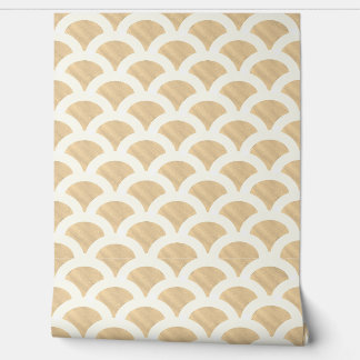 Sepia Scallop Wallpaper