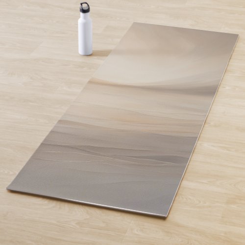 Sepia Serenity Tranquil Tones Yoga Mat