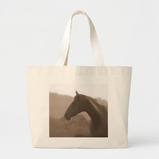 Sepia Silhouette Beach Tote