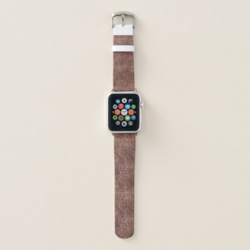 Sepia Skin Denim Pattern Apple Watch Band