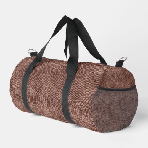 Sepia Skin Denim Pattern Duffle Bag