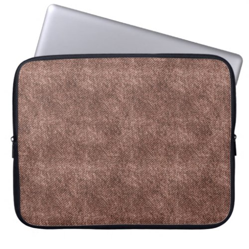 Sepia Skin Denim Pattern Laptop Sleeve