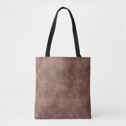 Sepia Skin Denim Pattern Tote Bag
