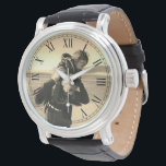 Sepia Style Custom Photo Watch<br><div class="desc">A custom photo wrist watch with your own special photo in a sepia style. You can use the customization function to experiment with different photo filters if you wish.</div>