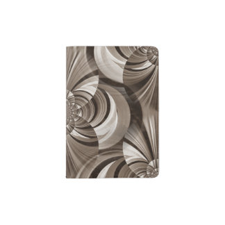 Sepia Swirl Passport Holder