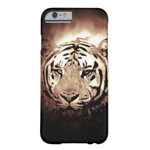 Sepia Tiger iPhone 6 Case