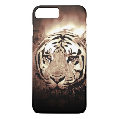 Sepia Tiger iPhone 7 Plus Case