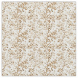 Sepia Toile with Roses and Branches Fabric
