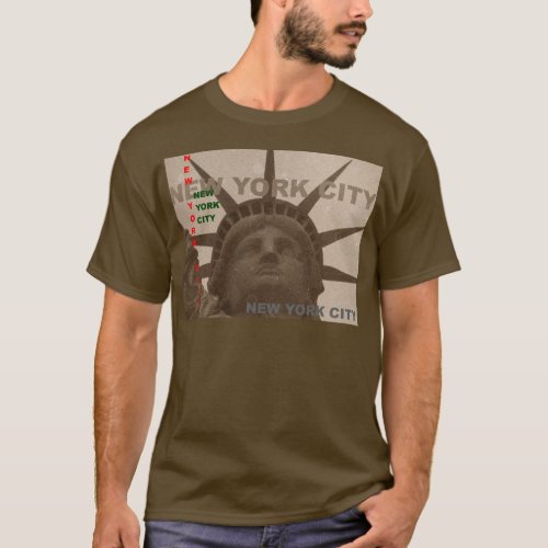 Sepia Tone New York City T Shirts