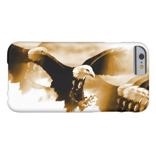 Sepia Tones Flying Eagle iPhone 6 Case
