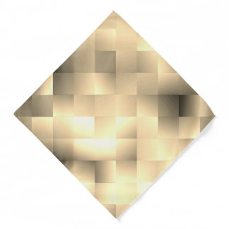 Sepia Tones in a Square Pattern Bandana