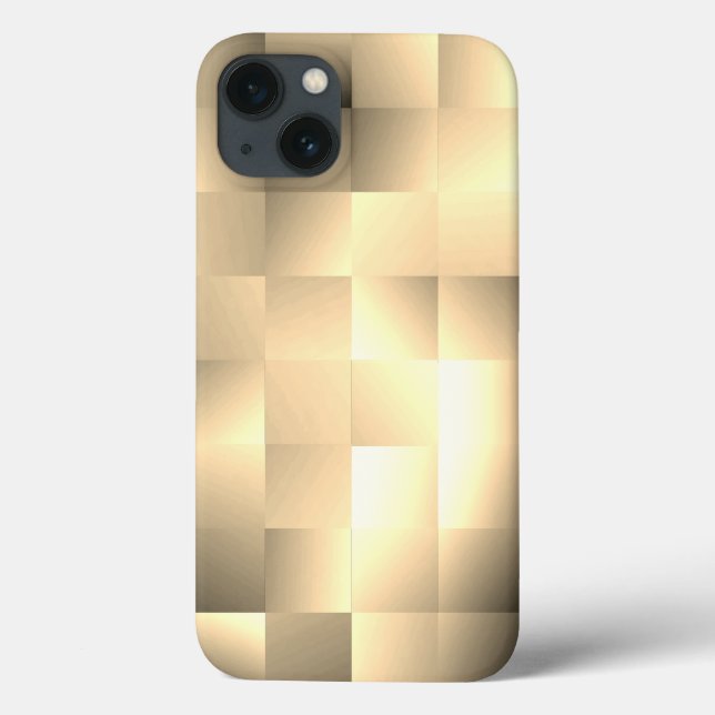  Sepia Tones in a Square Pattern Case-Mate iPhone Case (Back)