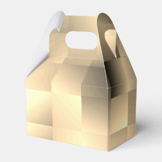   Sepia Tones in a Square Pattern Favor Boxes