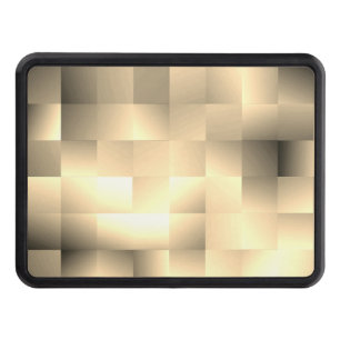 Sepia Tones in a Square Pattern Hitch Cover