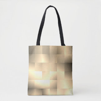   Sepia Tones in a Square Pattern Tote Bag